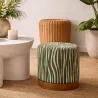 Pouf en tisu Savana 40 x 40 cm