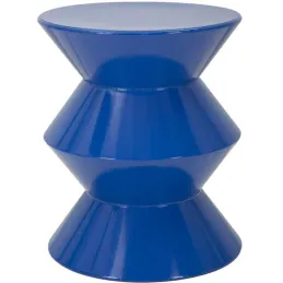 Bout de canapé en métal Zag 37.5 x 45 cm