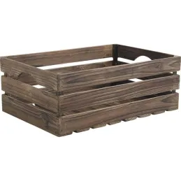Caisses en bois vieilli (Lot de 3)