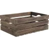 Caisses en bois vieilli (Lot de 3)