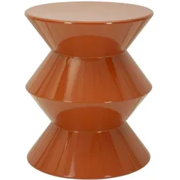 Bout de canapé en métal Zag 37.5 x 45 cm