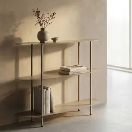 Console en métal Saturn 90 x 28 x 81 cm