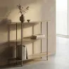 Console en métal Saturn 90 x 28 x 81 cm