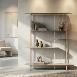 Etagère en métal Saturn 118 x 31 x 39 cm