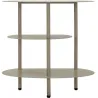 Table de chevet en métal Saturn 49.5 x 27.5 x 49.5 cm