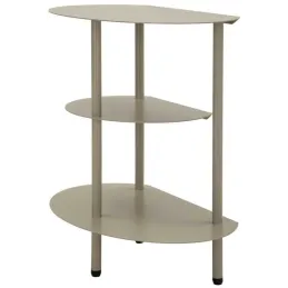 Table de chevet en métal Saturn 49.5 x 27.5 x 49.5 cm