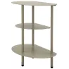 Table de chevet en métal Saturn 49.5 x 27.5 x 49.5 cm