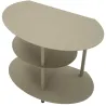 Table de chevet en métal Saturn 49.5 x 27.5 x 49.5 cm