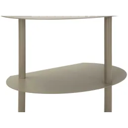 Table de chevet en métal Saturn 49.5 x 27.5 x 49.5 cm