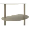 Table de chevet en métal Saturn 49.5 x 27.5 x 49.5 cm