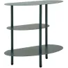 Table de chevet en métal Saturn 49.5 x 27.5 x 49.5 cm