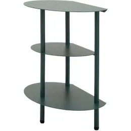 Table de chevet en métal Saturn 49.5 x 27.5 x 49.5 cm