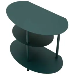 Table de chevet en métal Saturn 49.5 x 27.5 x 49.5 cm