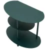 Table de chevet en métal Saturn 49.5 x 27.5 x 49.5 cm