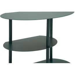 Table de chevet en métal Saturn 49.5 x 27.5 x 49.5 cm