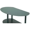 Table de chevet en métal Saturn 49.5 x 27.5 x 49.5 cm