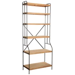 Etagère en bois et métal