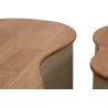 Table basse en bois d'hévéa Frankfurt (Set de 2)