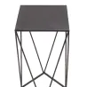 Sellette design en métal noir