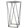 Sellette design en métal noir