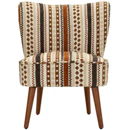 Fauteuil en tissu Ethnic 65 x 68 x 80 cm