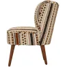 Fauteuil en tissu Ethnic 65 x 68 x 80 cm