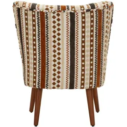 Fauteuil en tissu Ethnic 65 x 68 x 80 cm