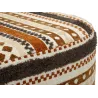 Banc ovale en tissu Etnic 82 x 40 x 40 cm