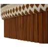 Banc ovale en tissu Etnic 82 x 40 x 40 cm