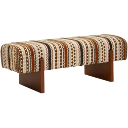Banc en tissu Etnic 120.5 x 45 x 43 cm
