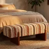 Banc en tissu Etnic 120.5 x 45 x 43 cm