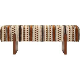 Banc en tissu Etnic 120.5 x 45 x 43 cm