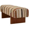 Banc en tissu Etnic 120.5 x 45 x 43 cm