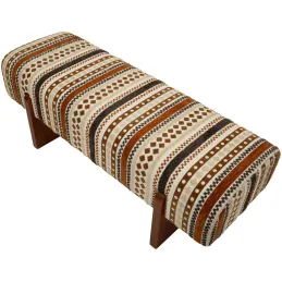Banc en tissu Etnic 120.5 x 45 x 43 cm
