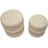 Pouf en tissu 2 en 1 Nordic (Set de 2)
