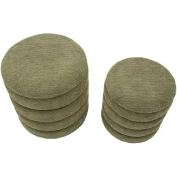 Pouf en tissu 2 en 1 Nordic (Set de 2)