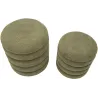 Pouf en tissu 2 en 1 Nordic (Set de 2)
