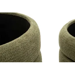 Pouf en tissu 2 en 1 Nordic (Set de 2)