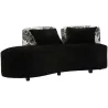 Sofa en tissu Oriental 160 x 86 x 67 cm