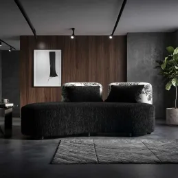 Sofa en tissu Oriental 160 x 86 x 67 cm