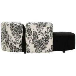 Sofa en tissu Oriental 160 x 86 x 67 cm