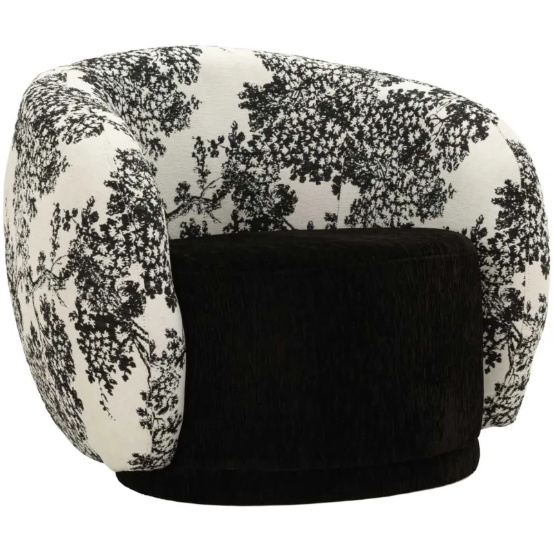 Fauteuil en tissu Oriental 90 x 78 x 74 cm