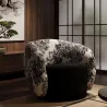 Fauteuil en tissu Oriental 90 x 78 x 74 cm