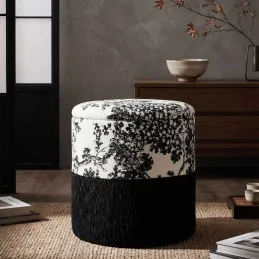 Pouf en tissu 2 en 1 Oriental 40 x 42 cm