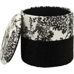 Pouf en tissu 2 en 1 Oriental 40 x 42 cm