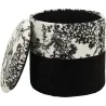 Pouf en tissu 2 en 1 Oriental 40 x 42 cm