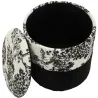 Pouf en tissu 2 en 1 Oriental 40 x 42 cm