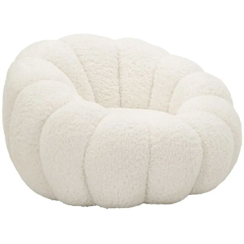 Fauteuil en tissu Bubble 92 x 61 cm
