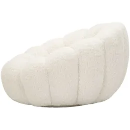 Fauteuil en tissu Bubble 92 x 61 cm