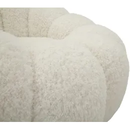 Fauteuil en tissu Bubble 92 x 61 cm